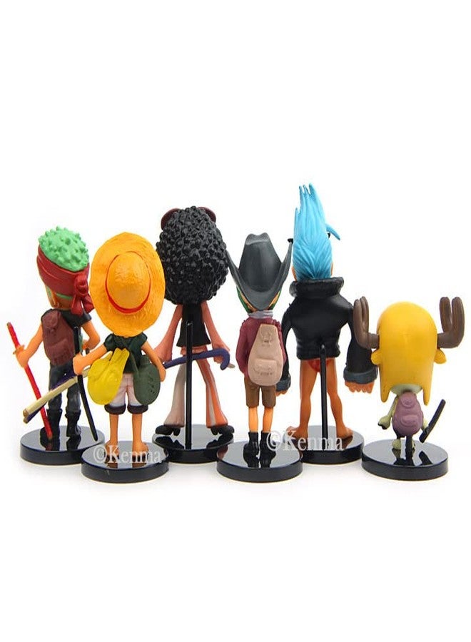 KENMA One Piece Set Of 6 Action Figures 6-9 Cms PVC Anime Figurines Weeb Manga Collectible Statue Model Toy - Image 2